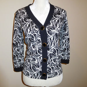 Cable & Gauge Cotton Cardigan